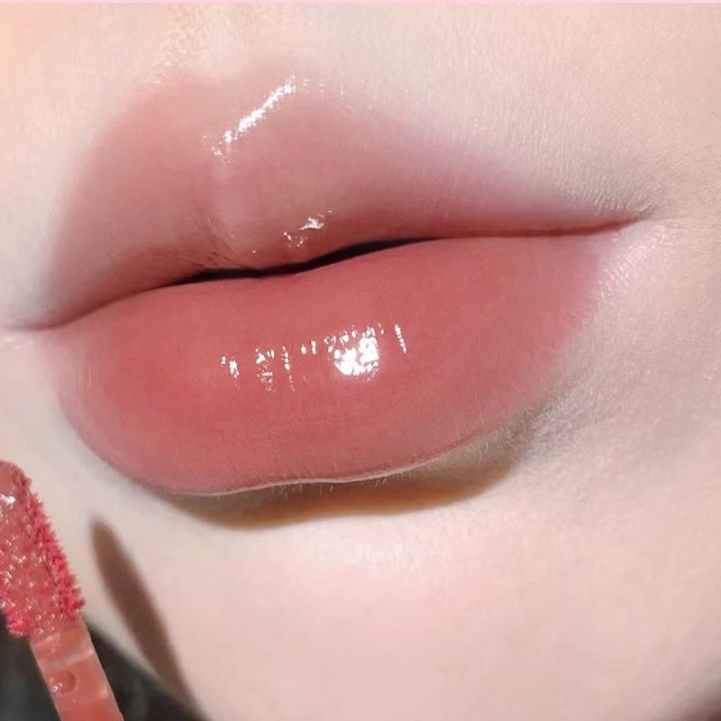 Transparent Mirror Lacquer No Stain On Cup Pure Jelly Lip Glosses