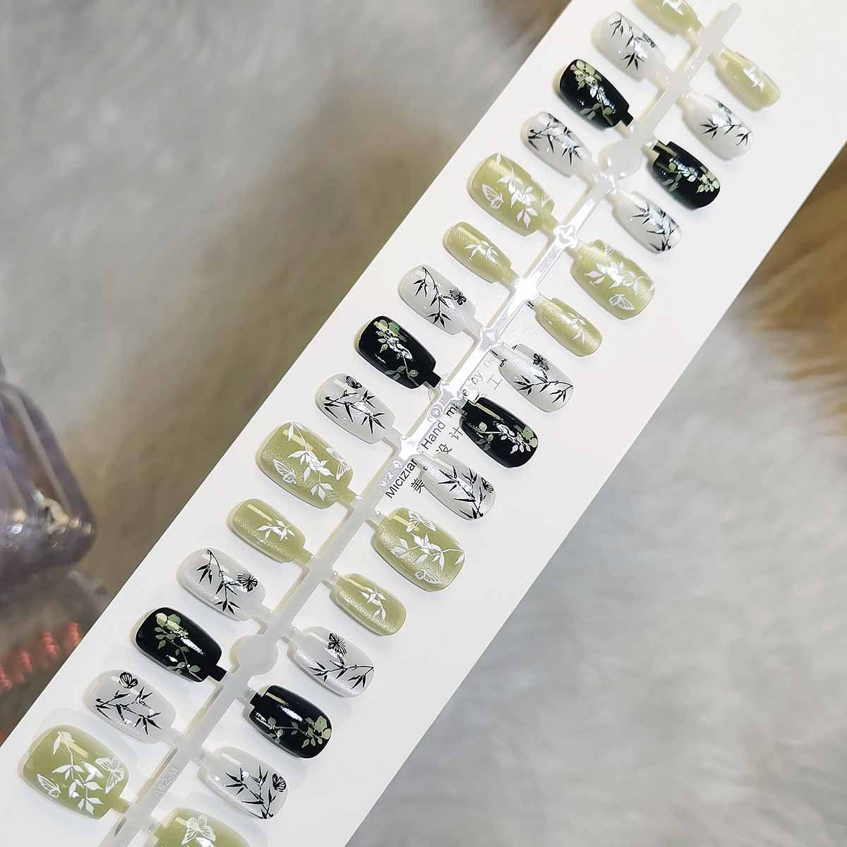 Manicure Wear Cat's Finished Strips Split Nail Stickers