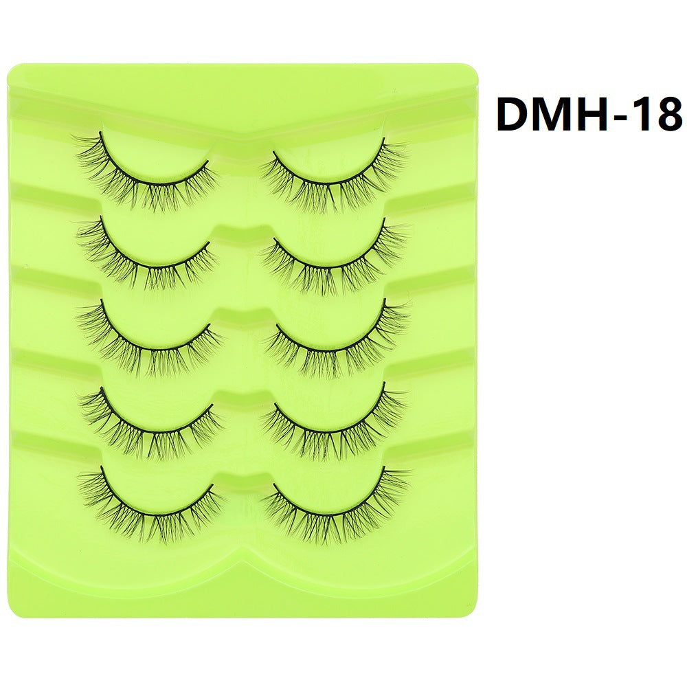 Of Segmented Eyelashes Natural Chemical Fiber False Lashes