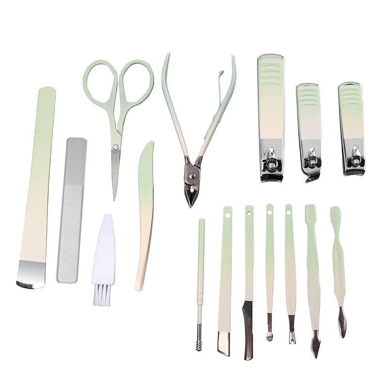 Full Manicure Implement Household Pedicure Scissor Exfoliating Nail Tool Set