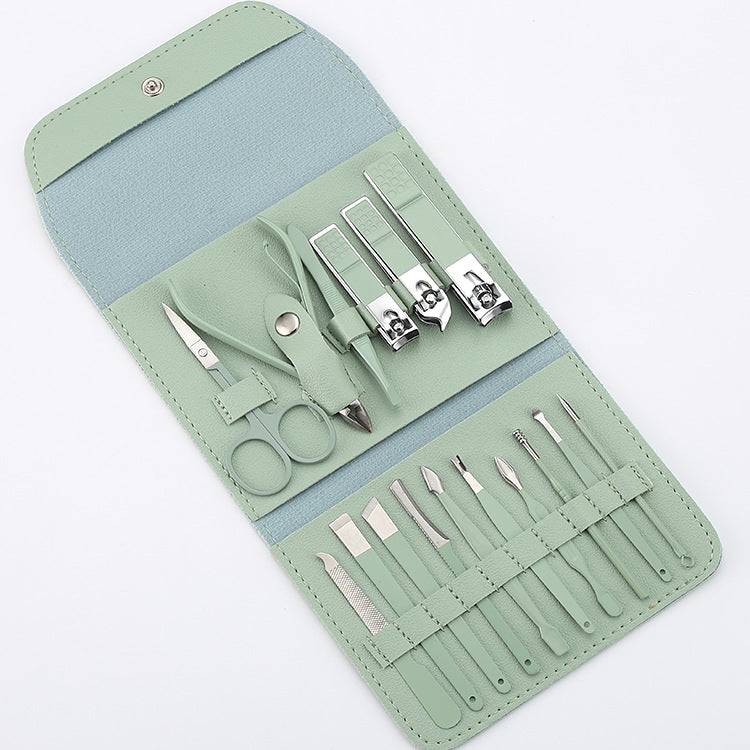 Ensemble d'outils pour les ongles imprimables avec ciseaux et coupe-ongles pliables