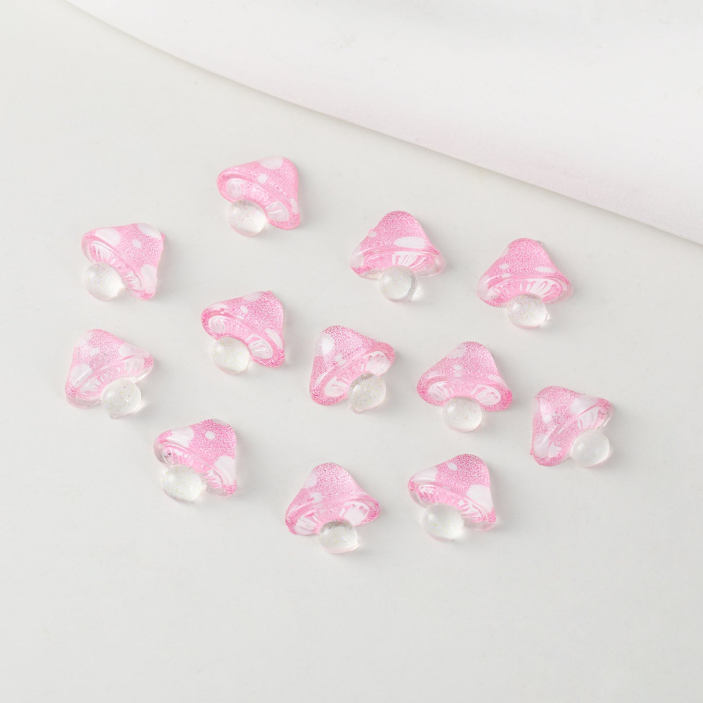 Ornament Cute Resin Icy Small Mushroom Nail Care Nail Art