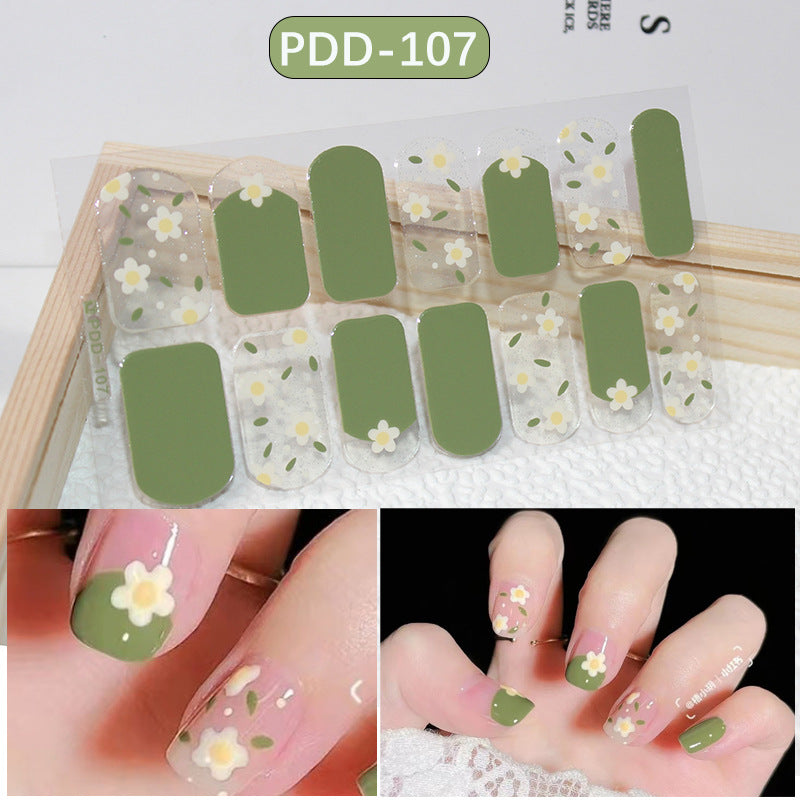 Love Waterproof Durable Applique Finished Patch Nail Art