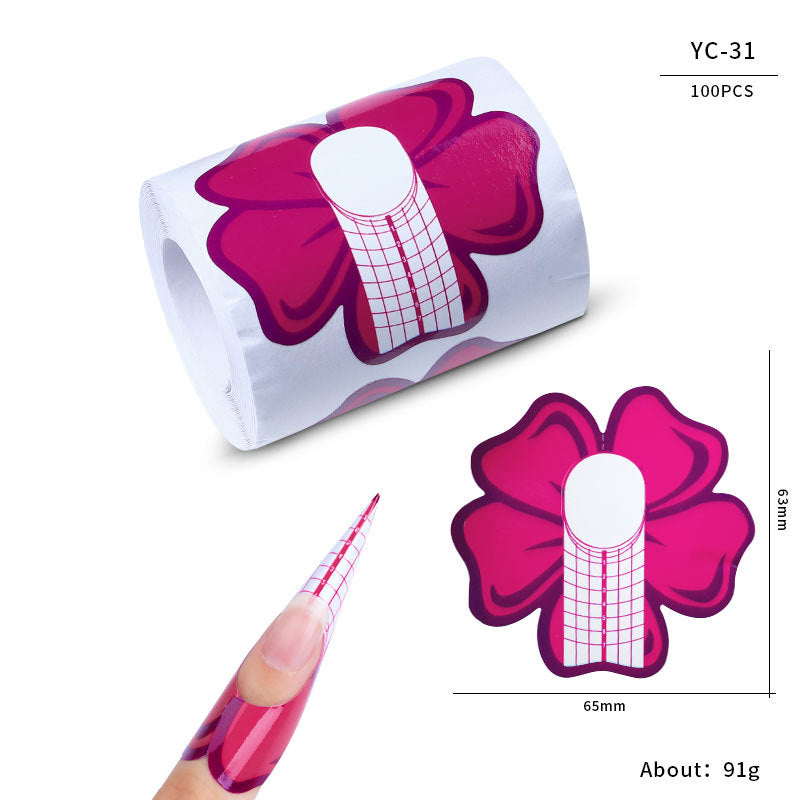 Paper Holder French Therapy Extension Butterfly Nail Tool Set