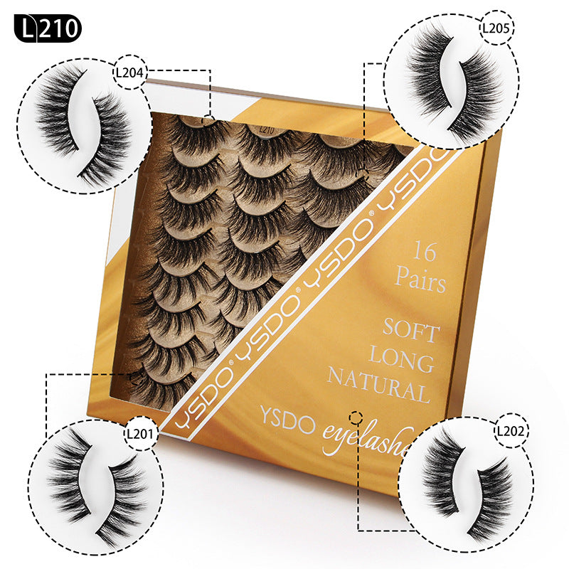 Exaggerated Assortment Pack For Natural Thick False Lashes