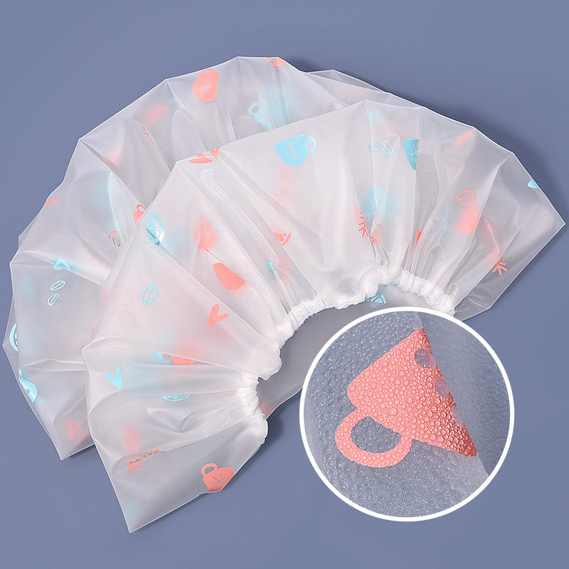 Shower Cap Single Layer High Elastic Waterproof Makeup Accessories