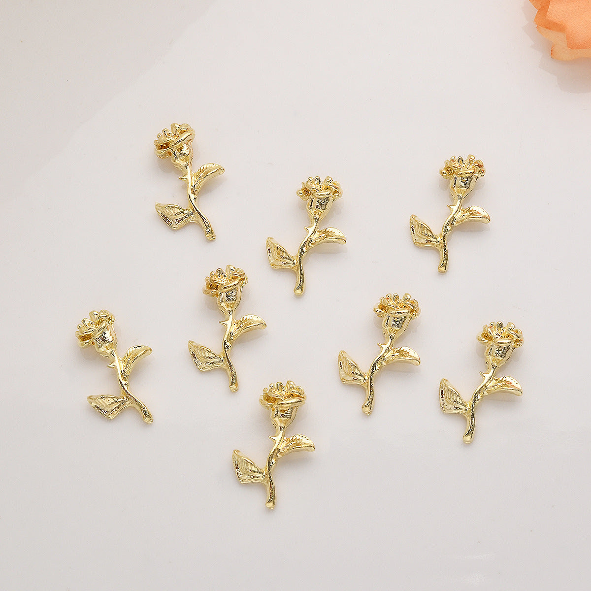 Fingernail Decoration Light Luxury Three-dimensional Flower Nail Care Nail Art