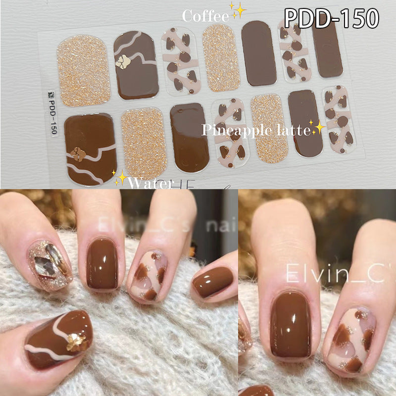 Love Waterproof Durable Applique Finished Patch Nail Art