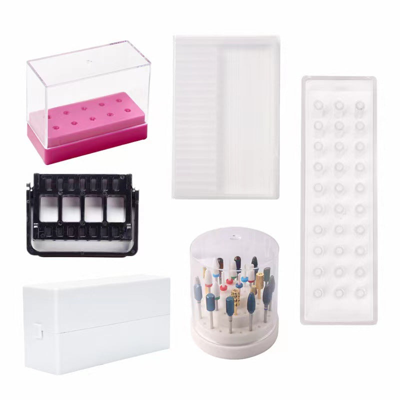 Head Storage Box Cleaning Dust Display Nail Tool Set