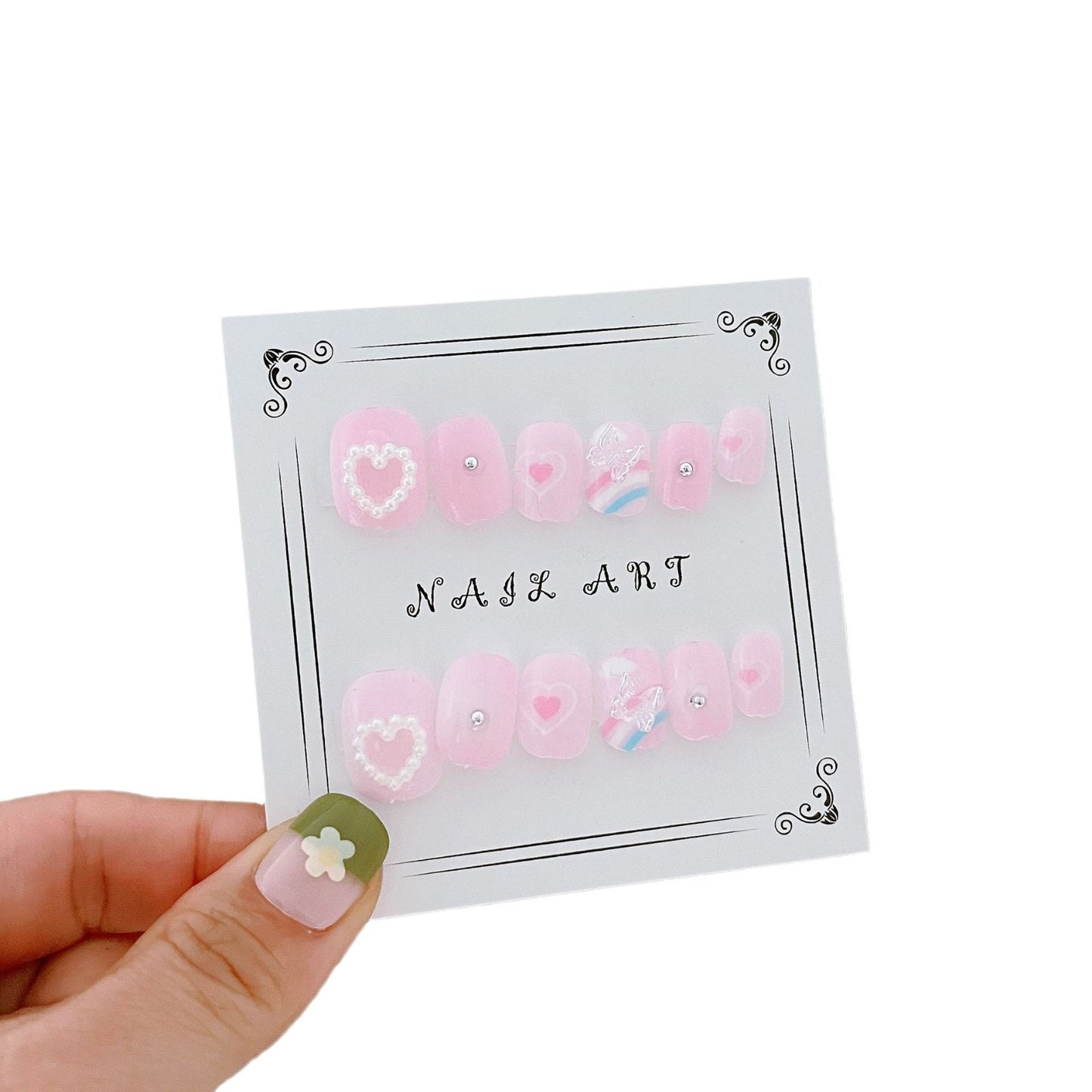 Cute Wear Detachable Beauty Patch Fake Nail Stickers