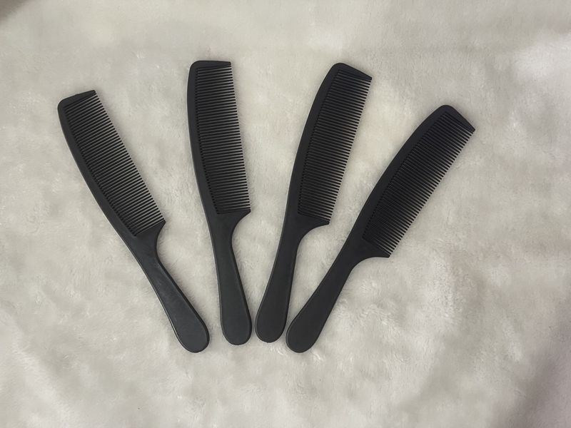 Hairdresser Haircut Hairdressing Cutting Carbon Fiber Hair Brushes & Combs