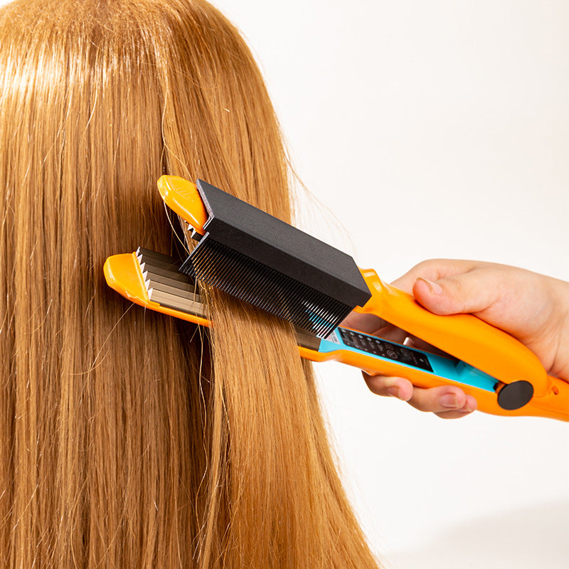 Brosses et peignes à cheveux électriques en fibre de carbone et plastique pour salon de coiffure