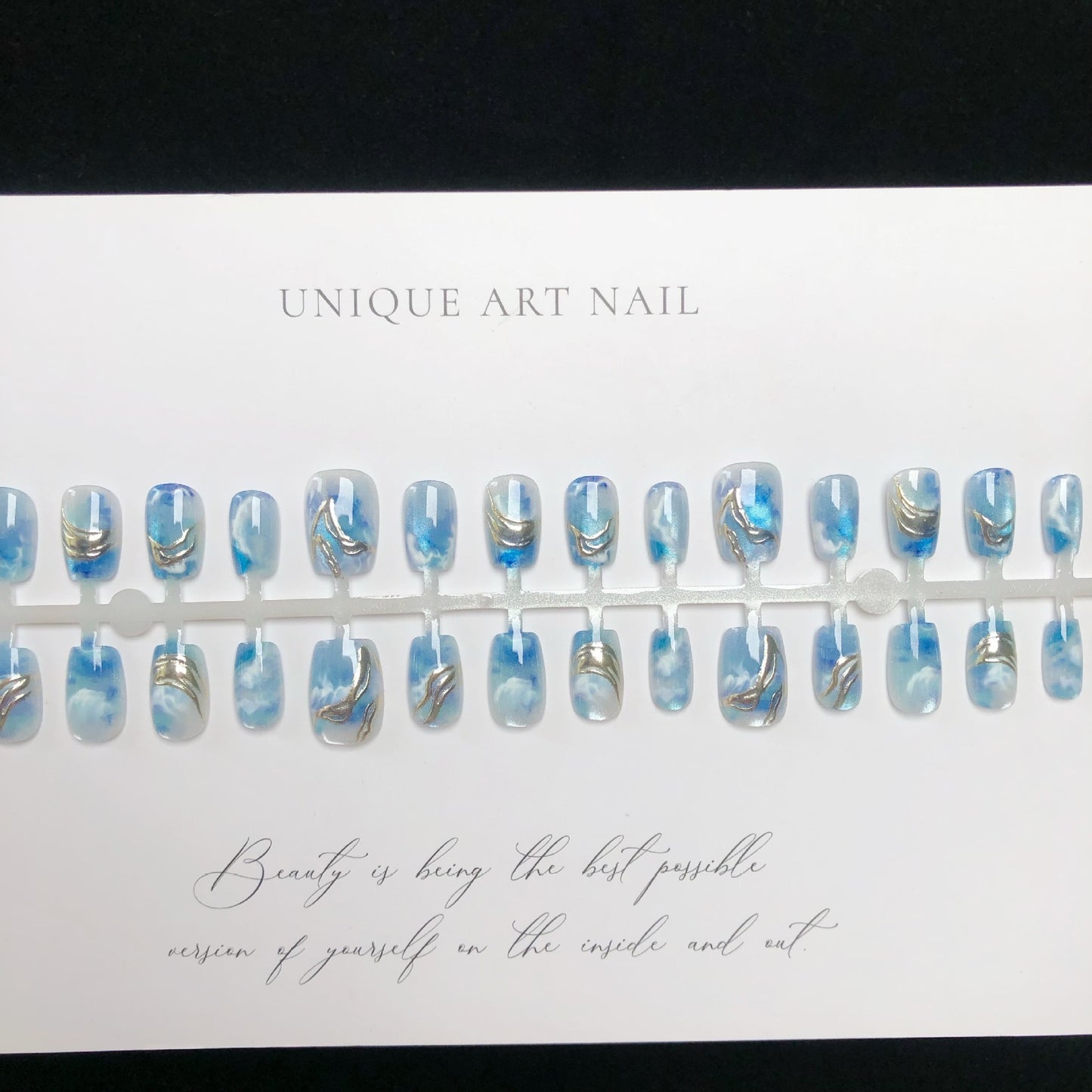 Peinture à l'huile style armure Wear Atmosphere Nail Art