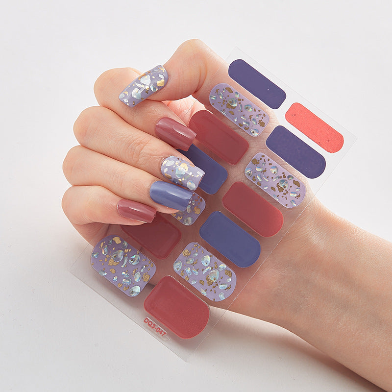 Source Technology Laser Gilding Full Priority Nail Stickers