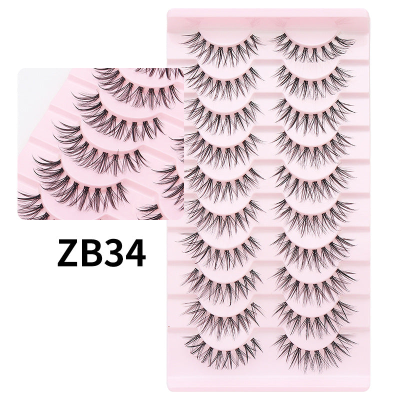 Single Fish Line Stem Segmented Fox False Lashes