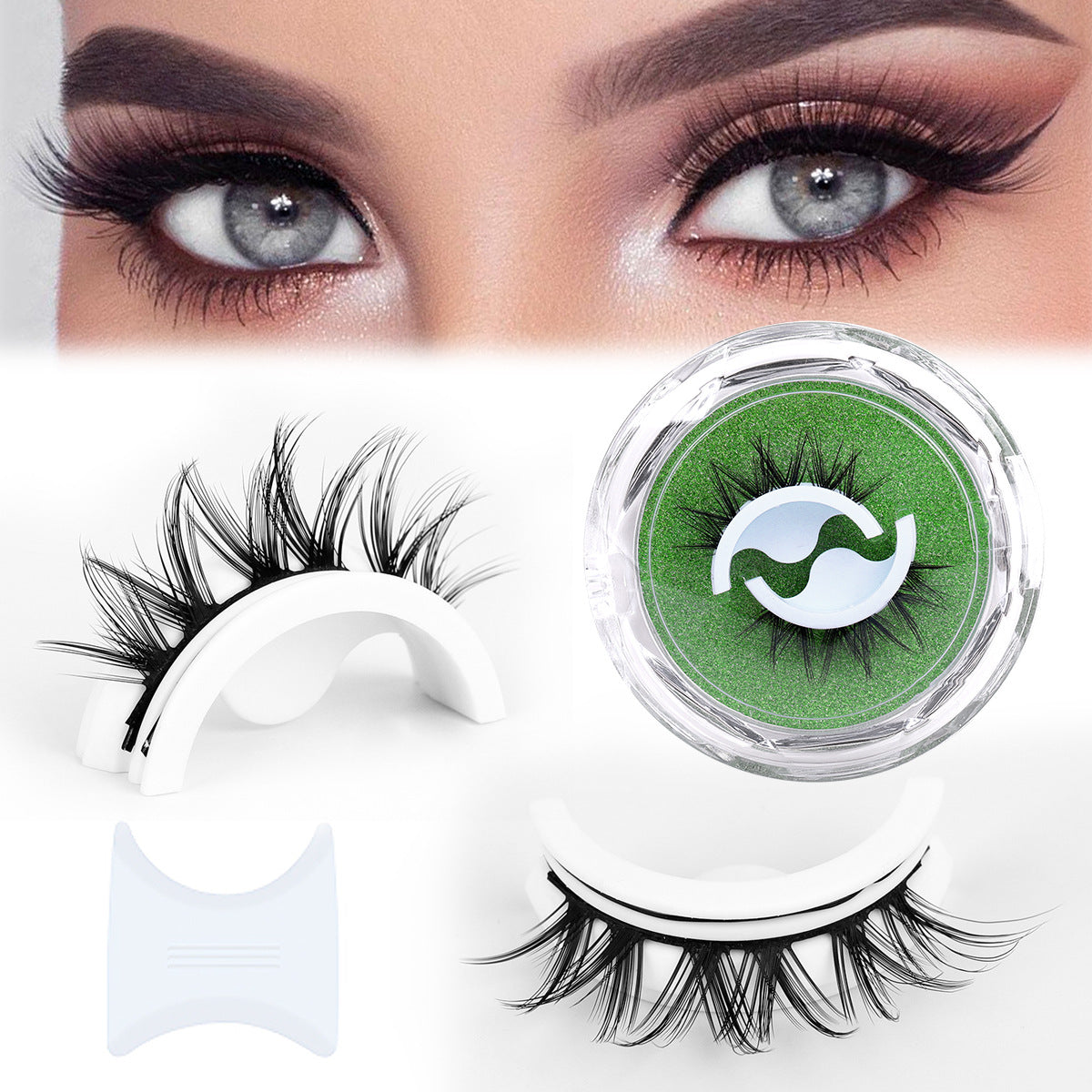 Large Twisted Rolls Natural Thick Eyelash False Lashes