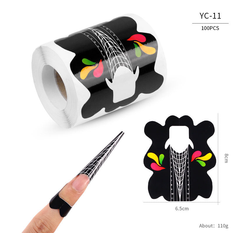 Paper Holder French Therapy Extension Butterfly Nail Tool Set