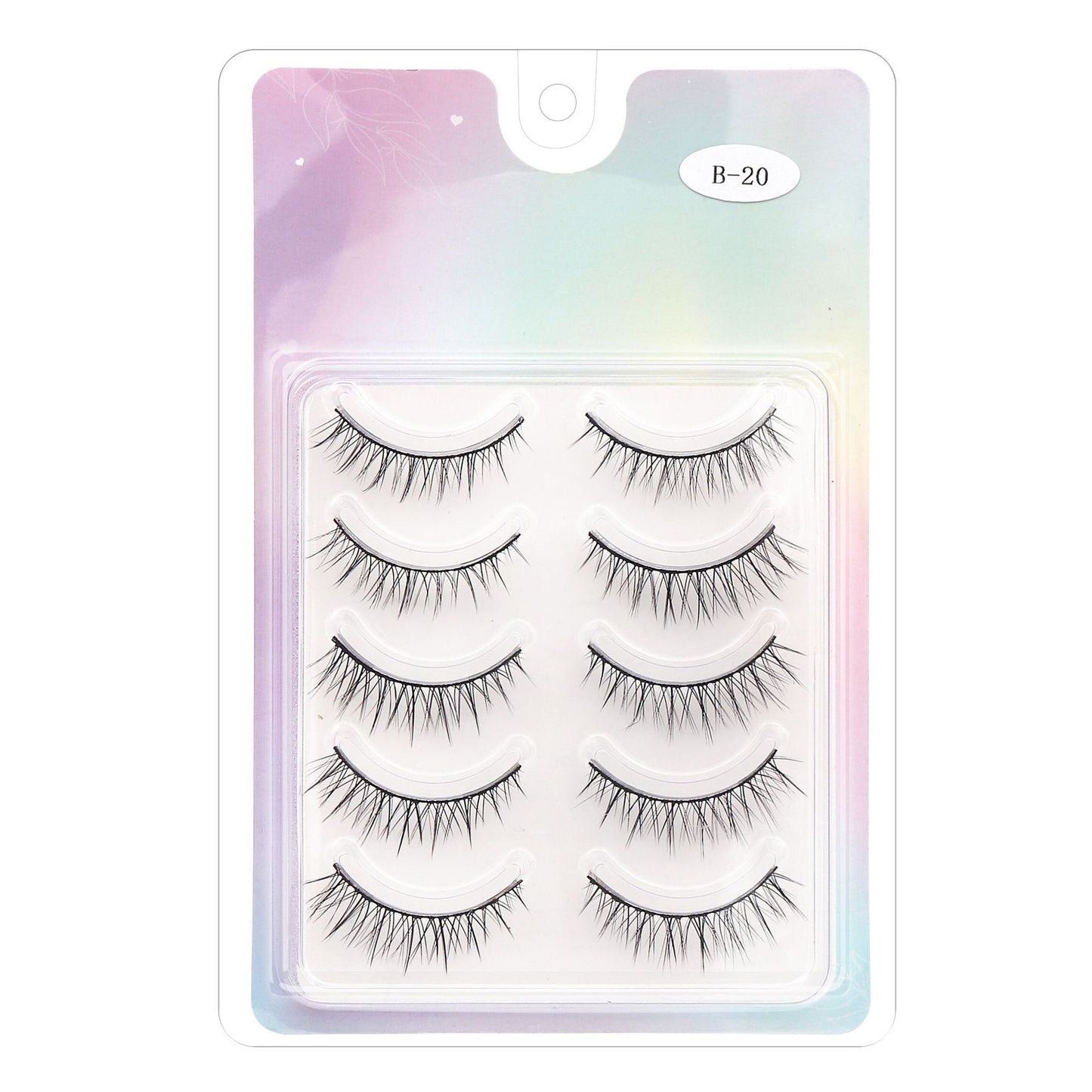 Pairs Of Chemical Fiber Devil Eyelashes False Lashes