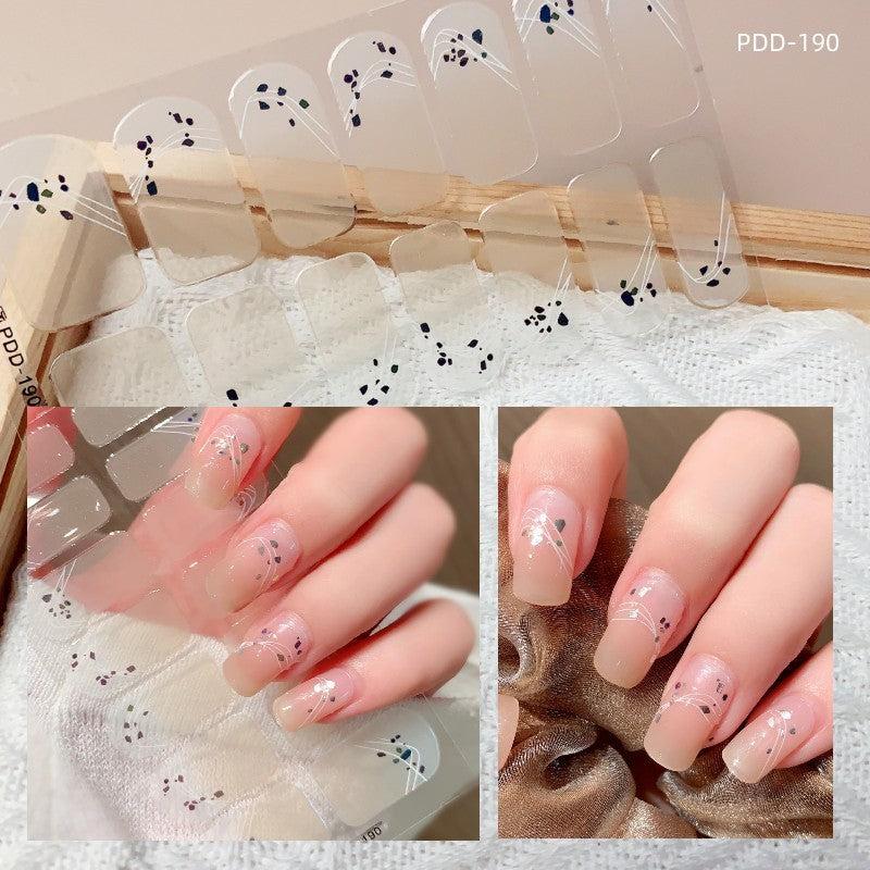 Love Waterproof Durable Applique Finished Patch Nail Art