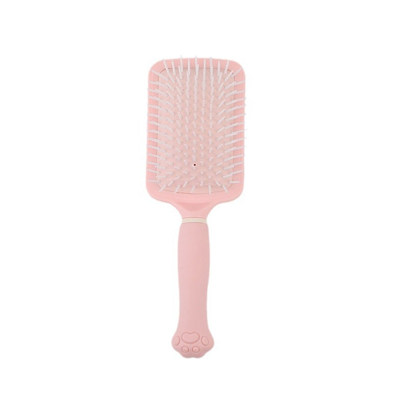 Brosse à cheveux ronde en caoutchouc de style patte de chat Brosses à cheveux et peignes