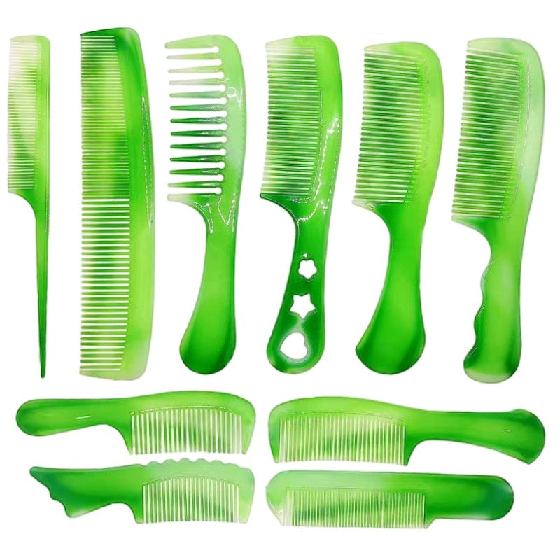 Brosses et peignes à cheveux en plastique épais portables pour tendons de bœuf pour femmes et hommes