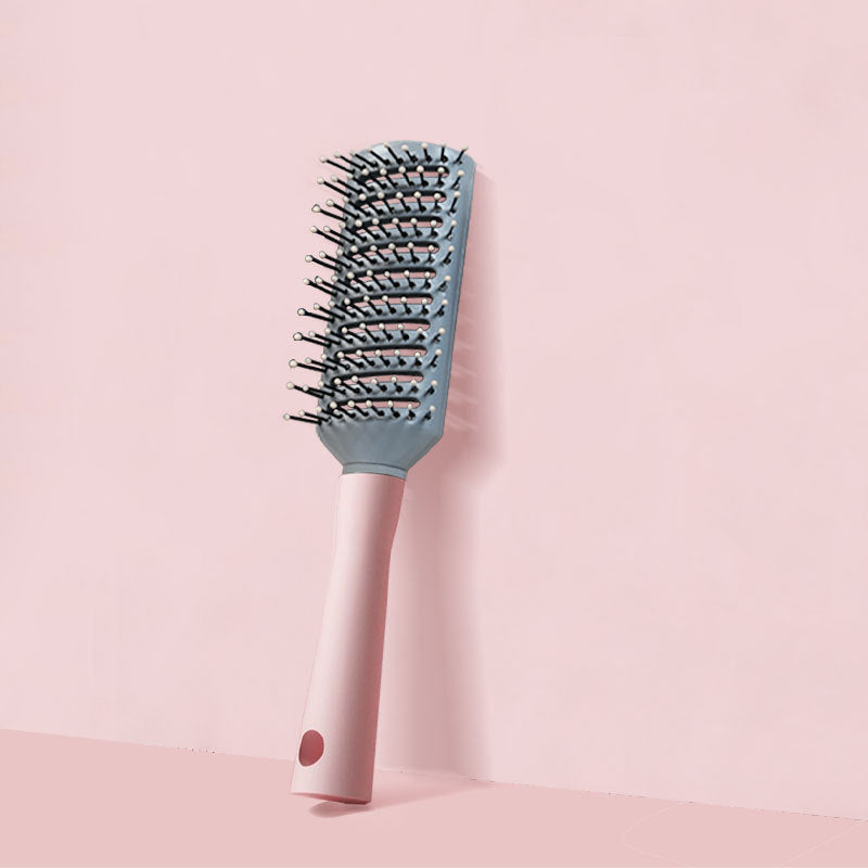 Brosses et peignes à cheveux bouclés et lisses en plastique pour hommes