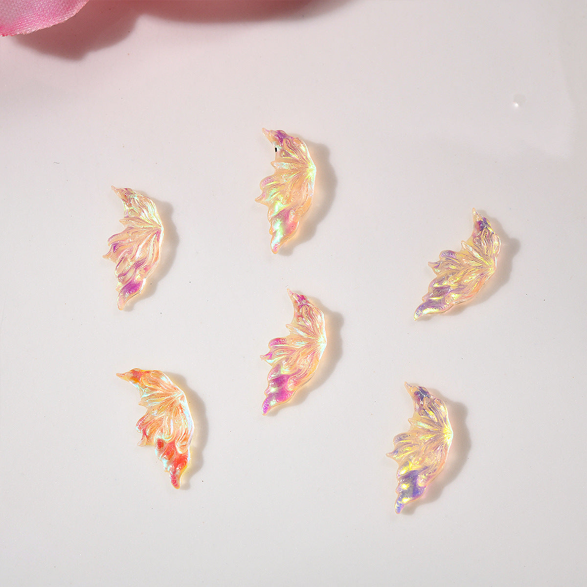 Glittering Half Wing Butterfly Ornament Phone Nail Care Nail Art