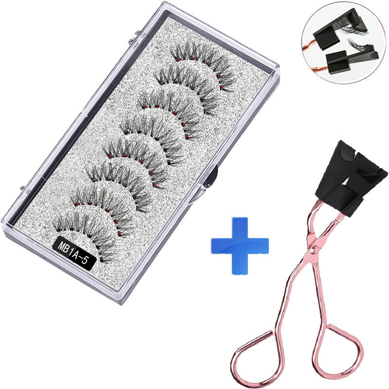 Magnetic Suction Eyelashes Two Pairs Of False Lashes