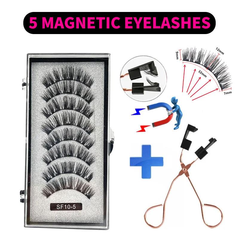 Series Magnetic Eyelashes Natural Simulation Curling False Lashes