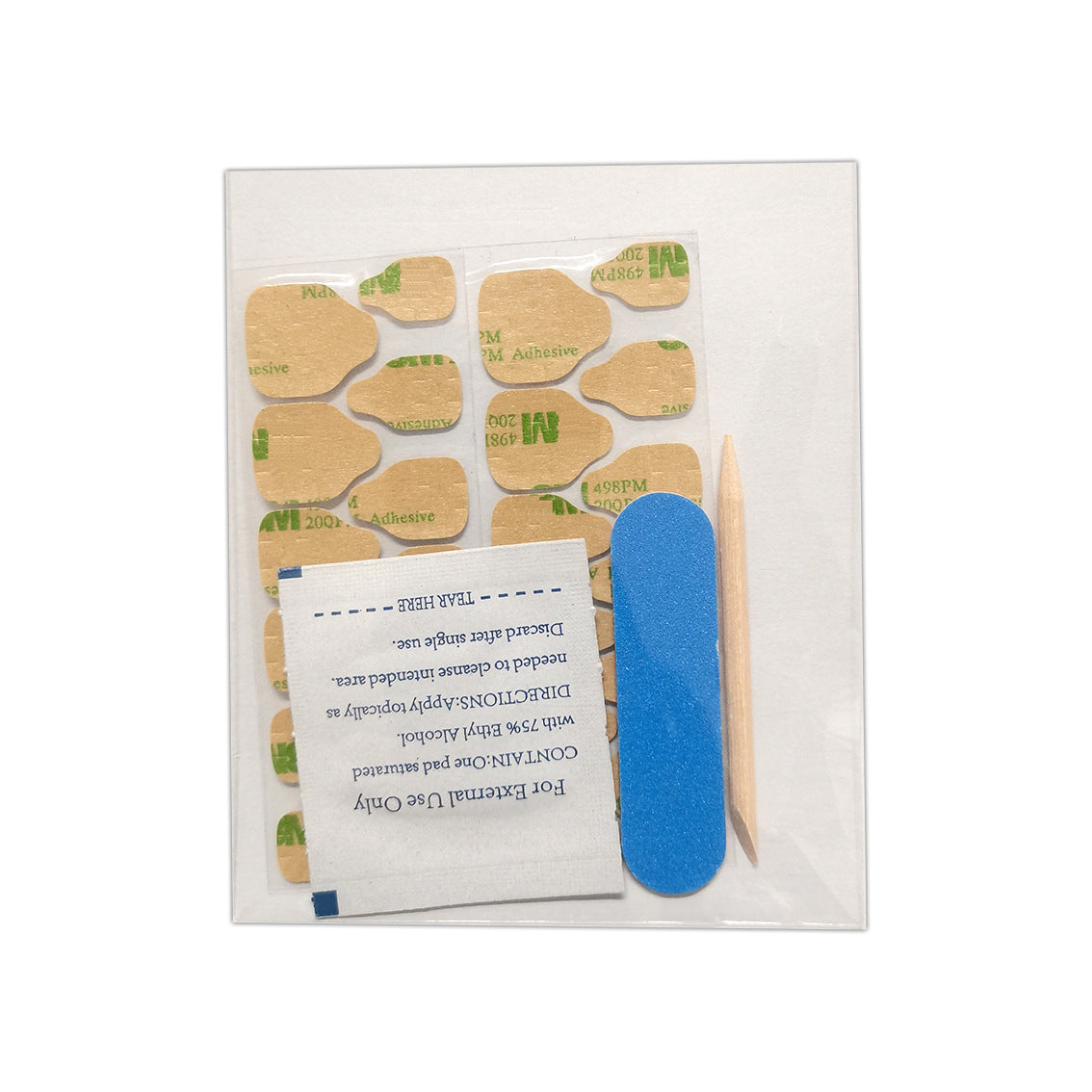 Jelly Glue Wear Kit Fake Patch Nail Tool Set