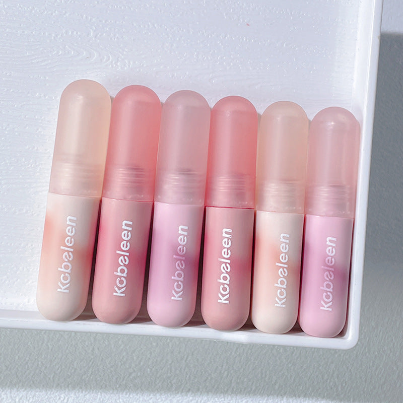 Small Colorful Egg Nude Mud Lacquer Lip Glosses