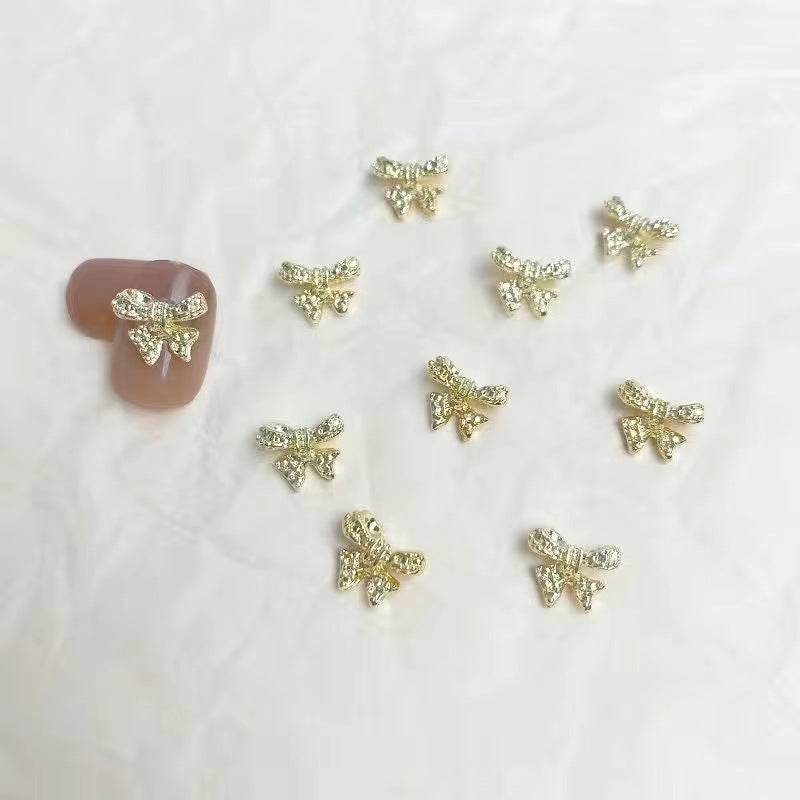 Diamond Bow Ornament Three-dimensional Super Shiny Nail Care Nail Art