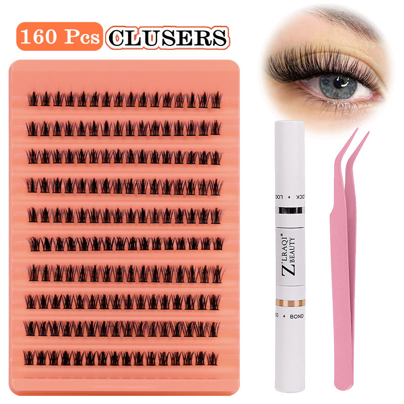 Thick Single Cluster Large Capacity Mixed False Lashes