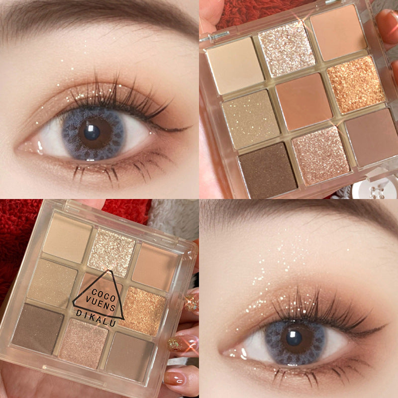 Transparent Acrylic Shadow Plate Shining Pearl Eyeshadow