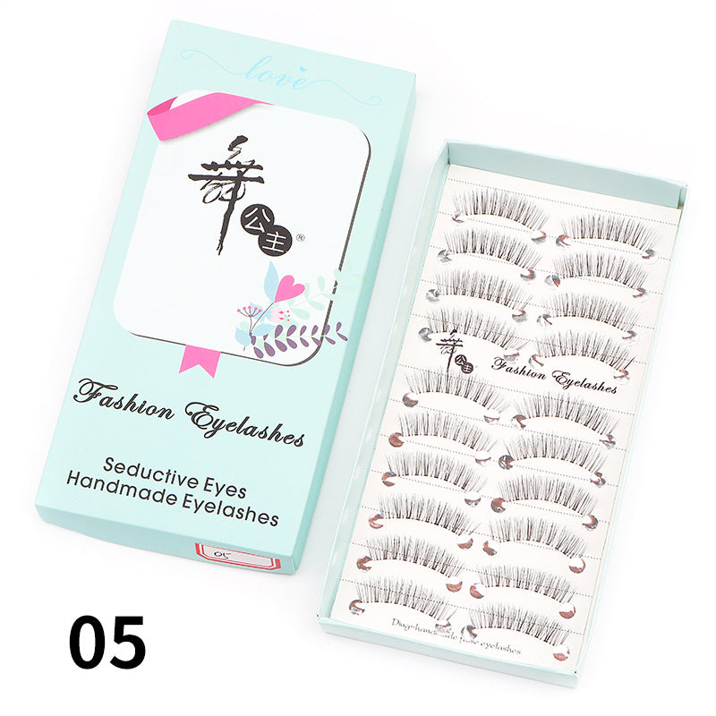 Cils de princesse de danse pour femmes, affûtage des cils, faux cils naturels