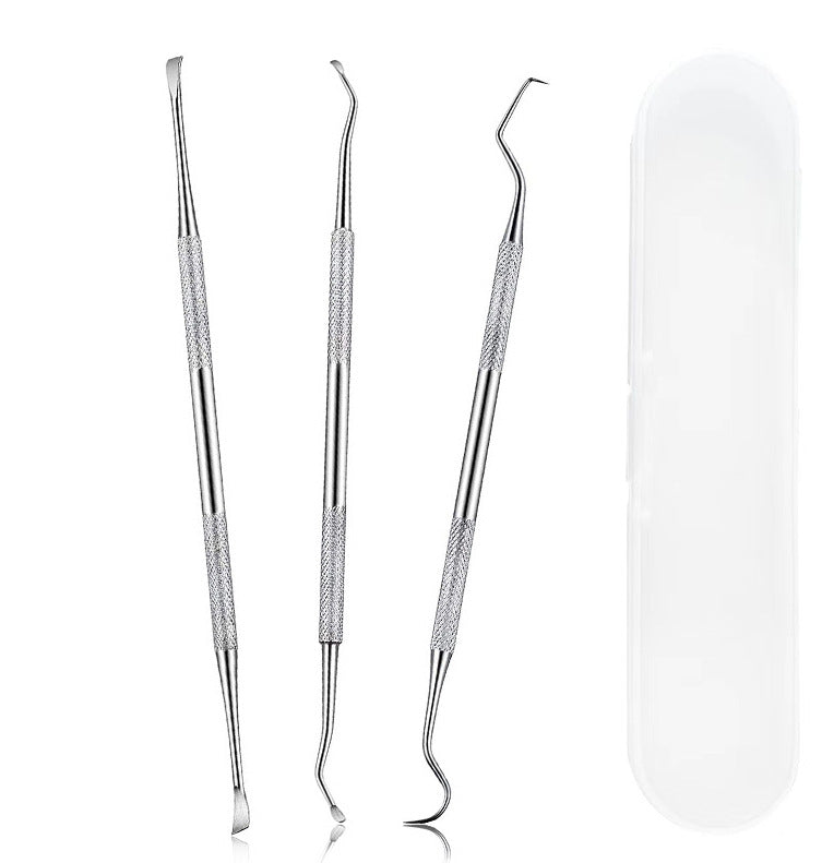 Steel Dental Tools Pieces Suit Portable Makeup Accessories