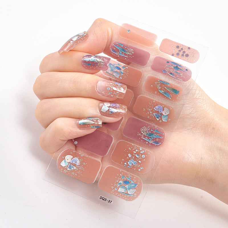 Source Technology Laser Gilding Full Priority Nail Stickers