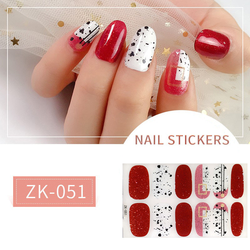 Finger Full Oil Film Manicure Implement Nail Stickers