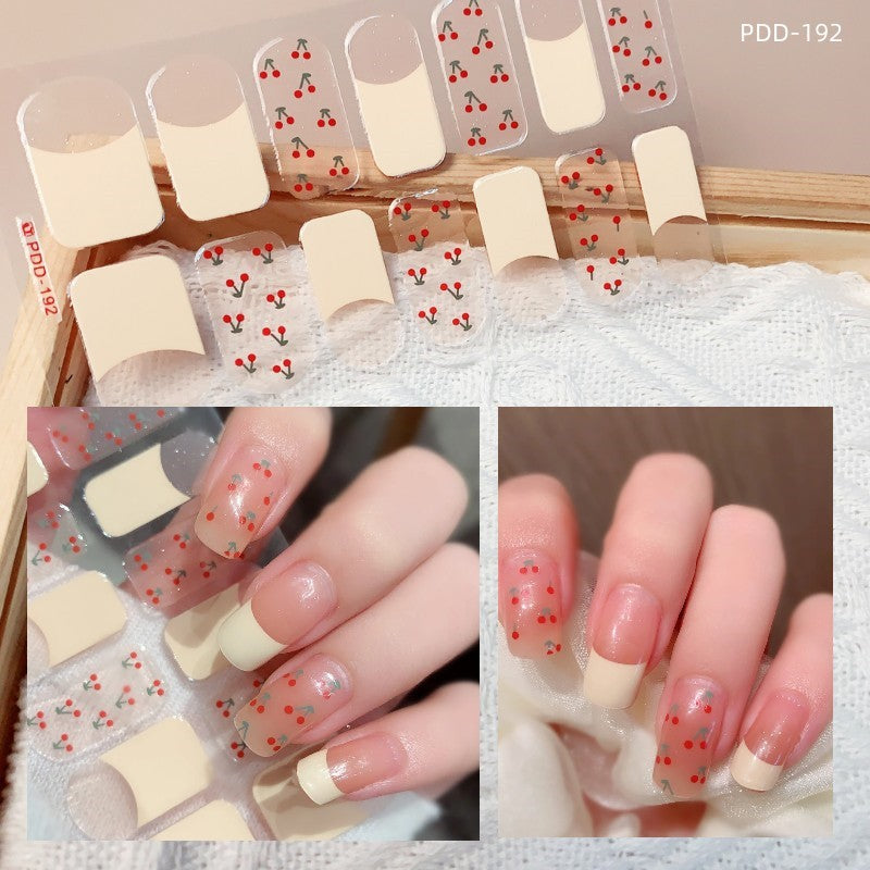 Love Waterproof Durable Applique Finished Patch Nail Art