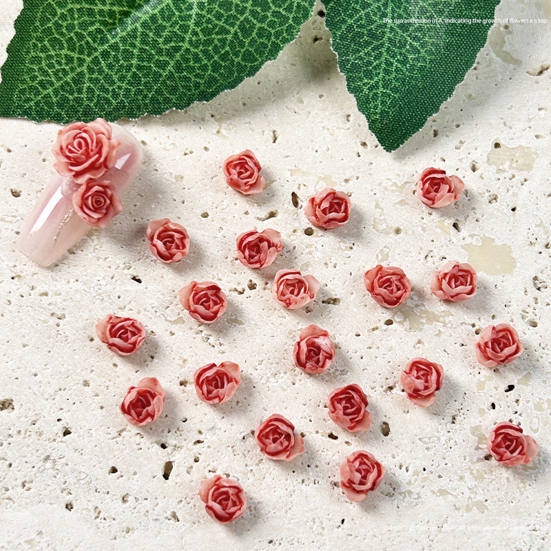 Ornament Material Package Rose Camellia Manicures Nail Care Nail Art