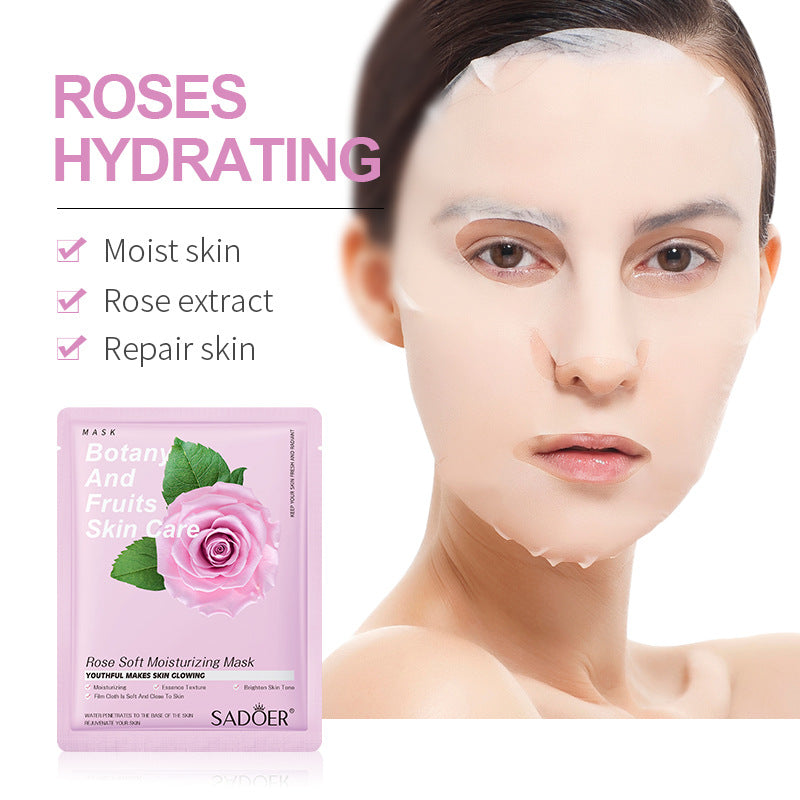 Masque aux fruits anglais Avocat Rose Soin hydratant pour le visage