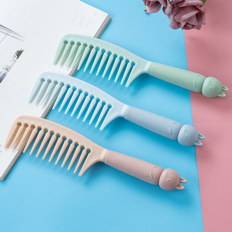 Brosses et peignes à cheveux créatifs et adorables pour enfants, à grandes dents