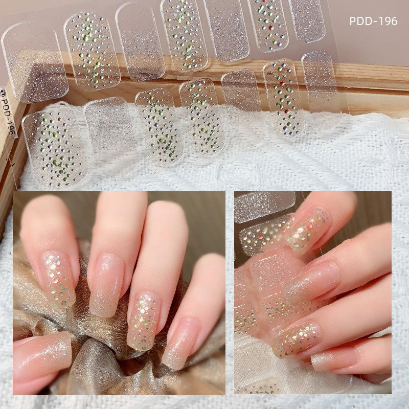 Love Waterproof Durable Applique Finished Patch Nail Art