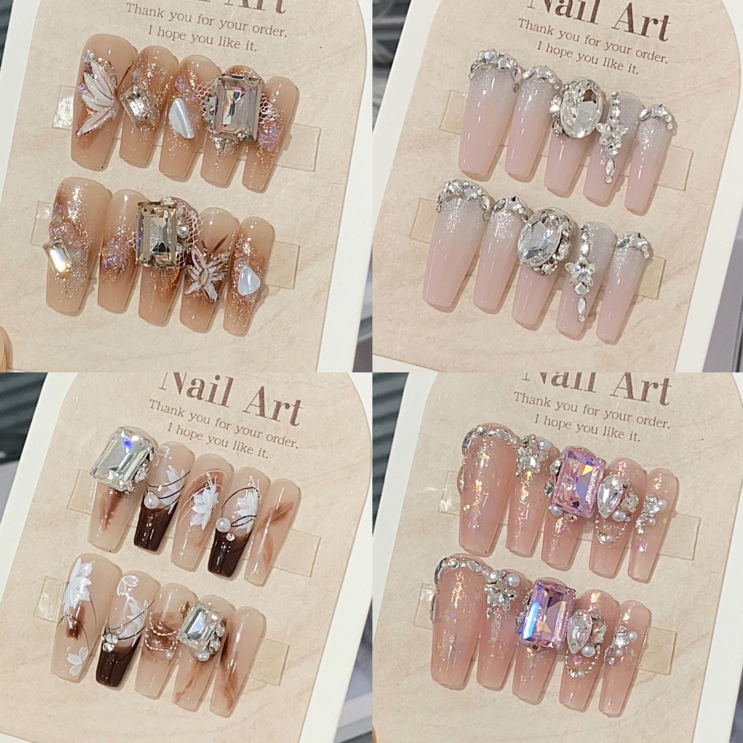 Luxury Series Handmade Wear Temperament Lady Nail Art