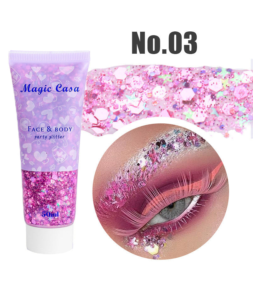 Gel Sequins Mermaid Scales Body Sequin Eyeshadow