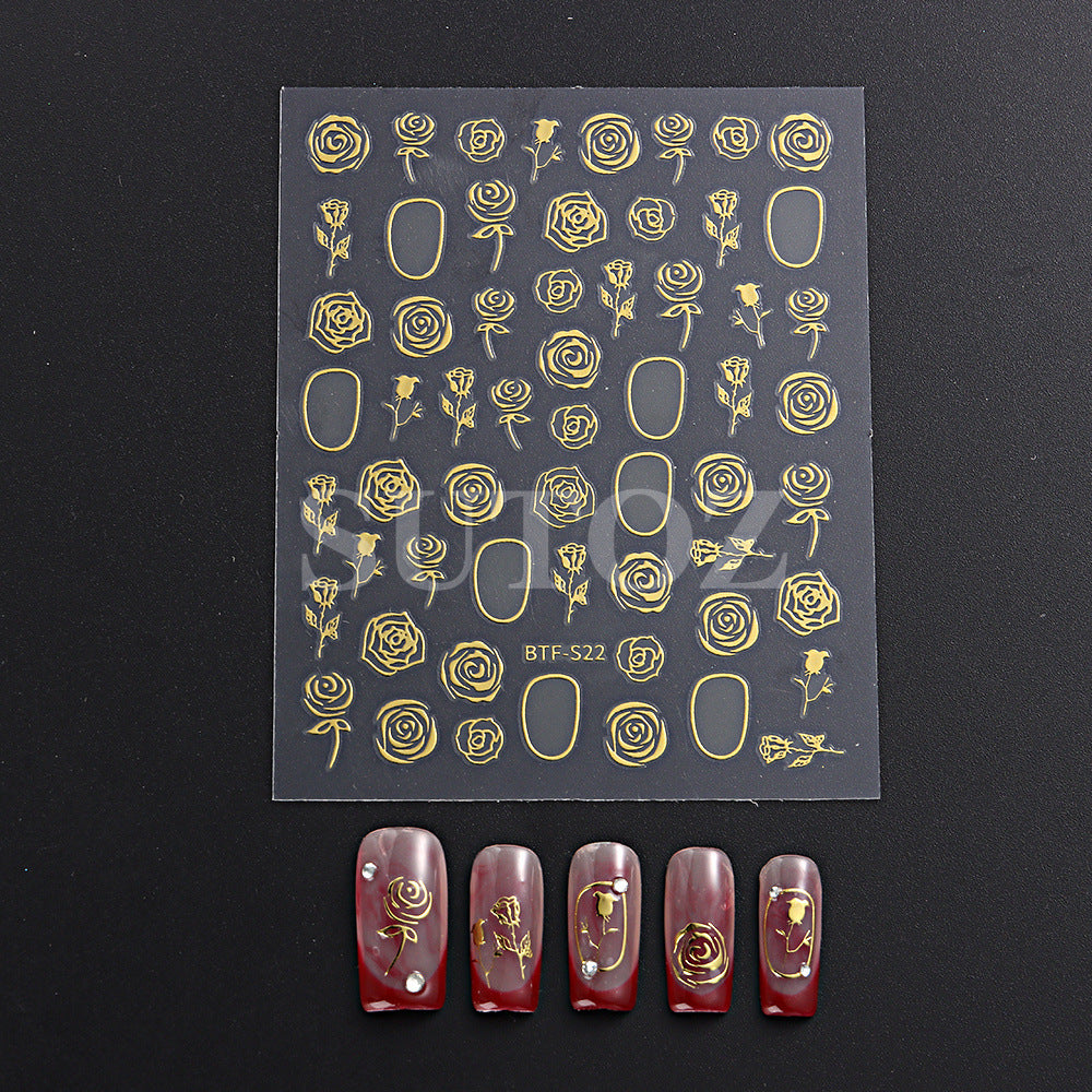 Small Sweet Potato Popular Pure Want To Nail Stickers