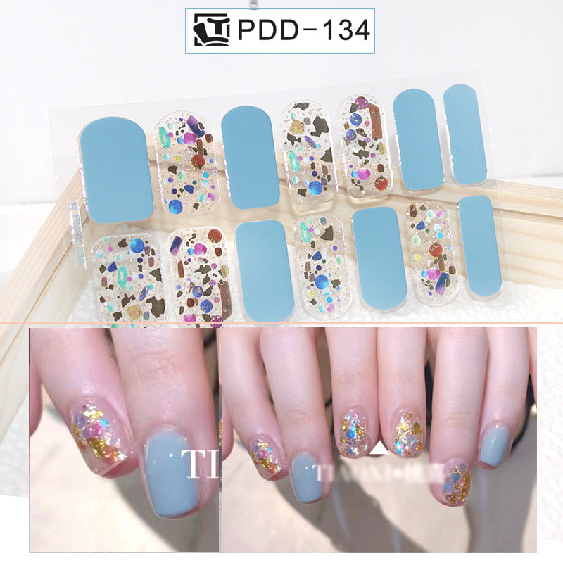 Love Waterproof Durable Applique Finished Patch Nail Art