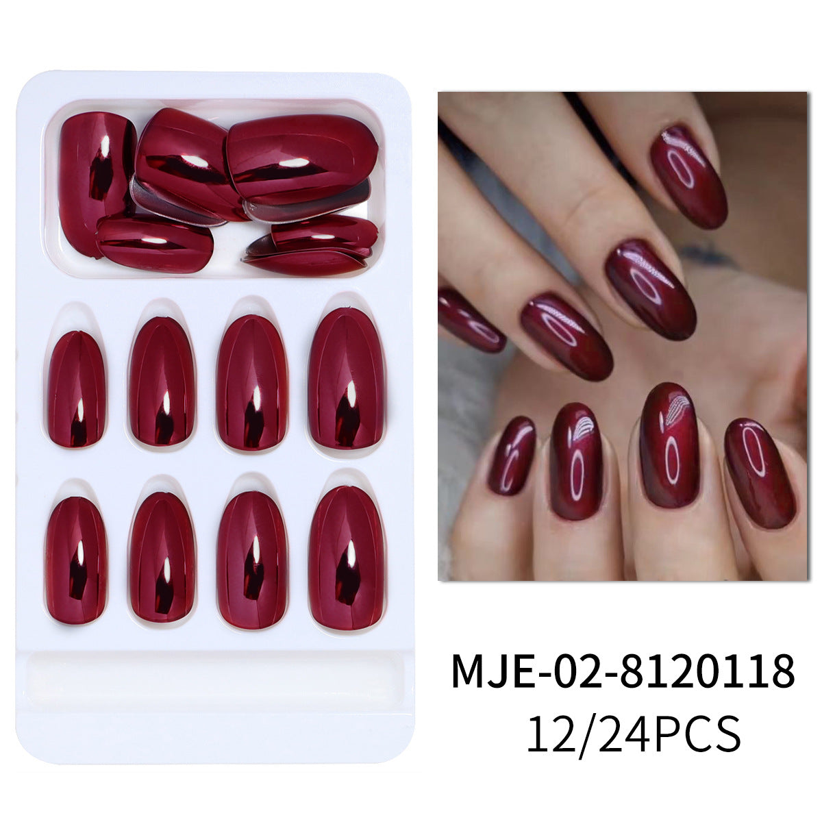 Faux ongles Mirror Wear Armor Euro Nail Art