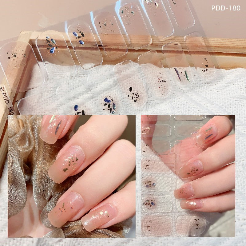 Love Waterproof Durable Applique Finished Patch Nail Art