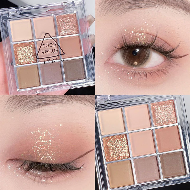 Sunset Palace Grid Shadow Plate Pearlescent Eyeshadow